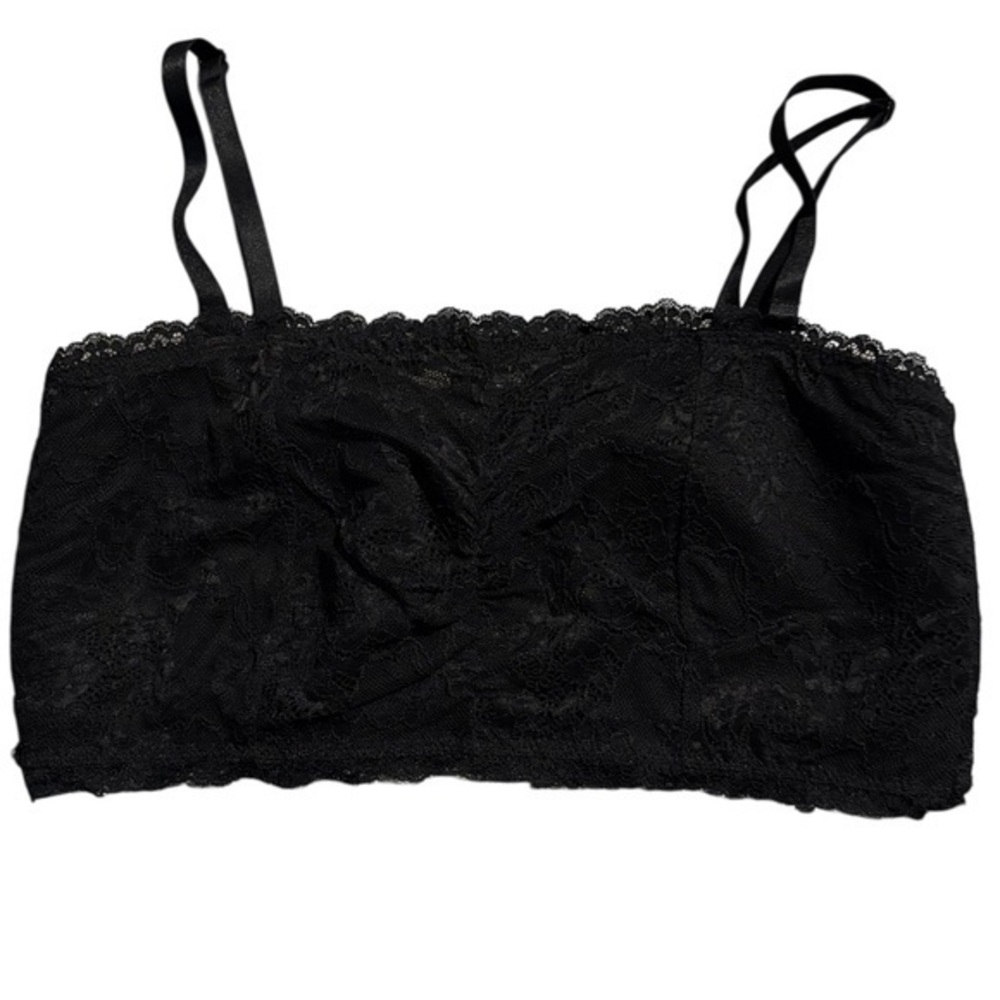 Torrid Curves Black Lace Bandeau size L